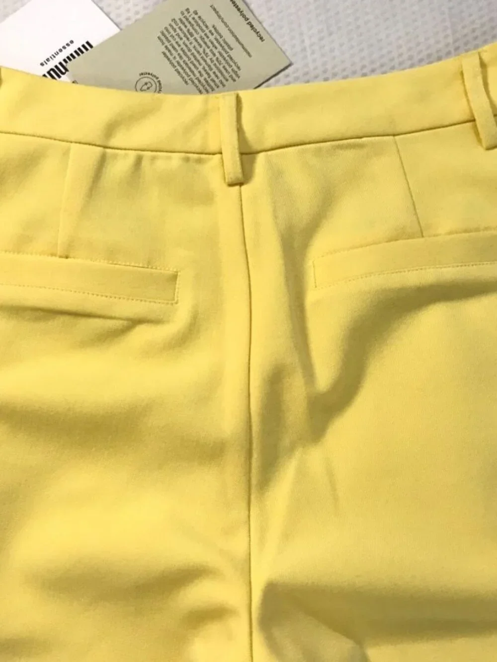 Bold Yellow Statement Pant | Minimum Tailored Ankle Trousers | Size 6 | NWT - Picture 8 of 12